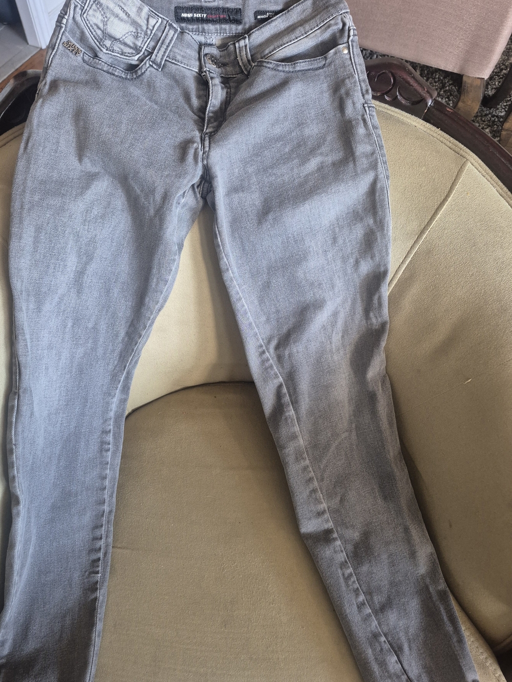 Miss Sixty Gray Skinny Jeans